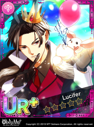 Lucifer and Mr. Rabbit Card Art