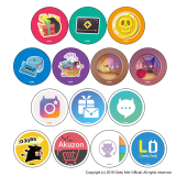 THE Chara SHOP 2021 Capsule Toy Can Badges (14).png